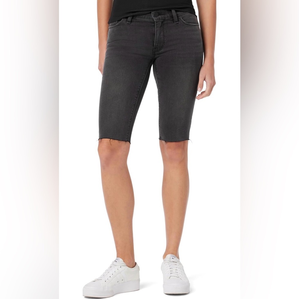 Women's Black Denim Shorts